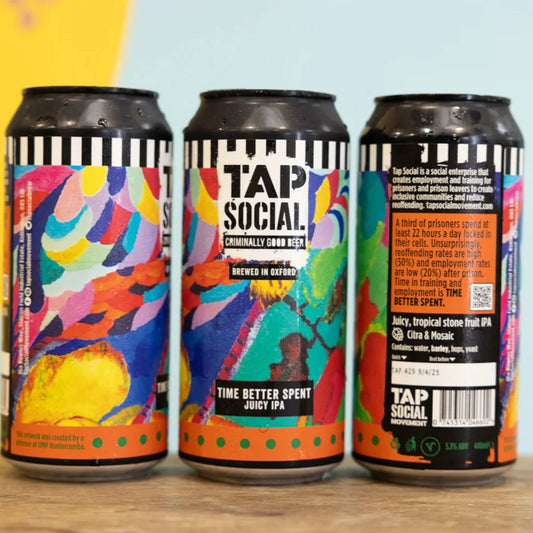 1 x Can Tap Social - Time Better Spent 5.1% IPA 440ml