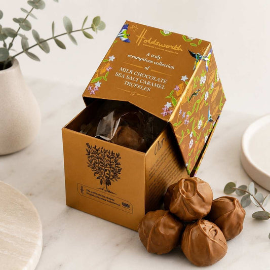 Truly Scrumptious Milk Chocolate Sea Salt Caramel Truffles 55g