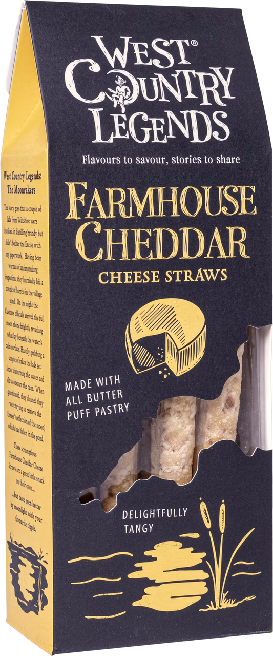 WEST COUNTRY LEGENDS Farmhouse Cheddar Cheese Straws 100g