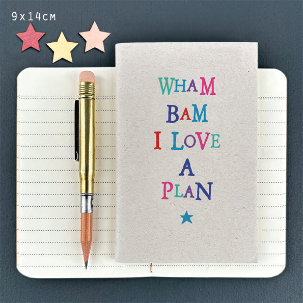 Wham Bam I Love A Plan Letterbox Hugs