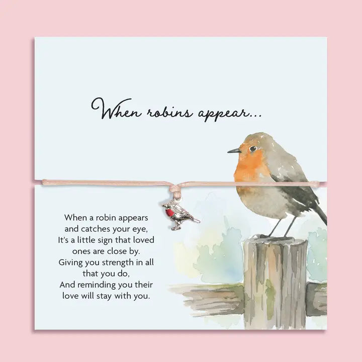 When Robins Appear Thinking of You Letterbox Gift