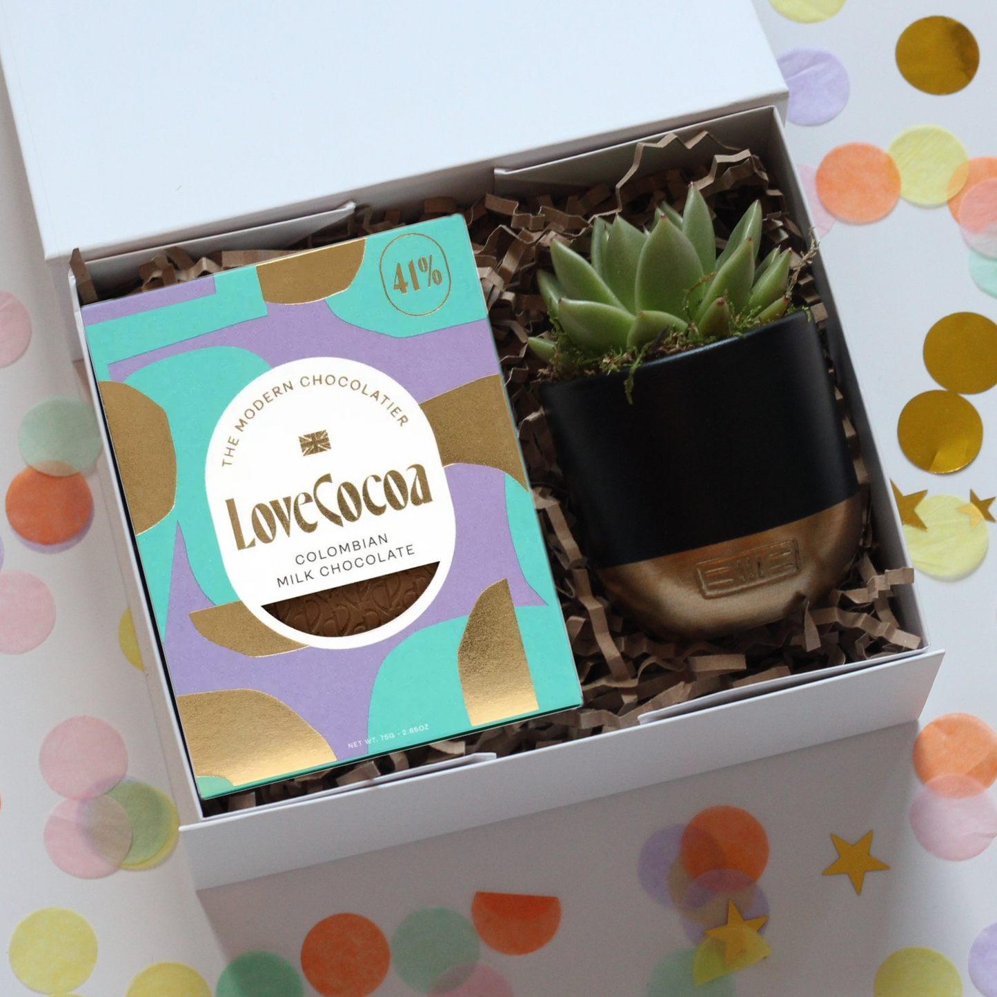 A Little Succulent Box of Hugs - Mini Hug