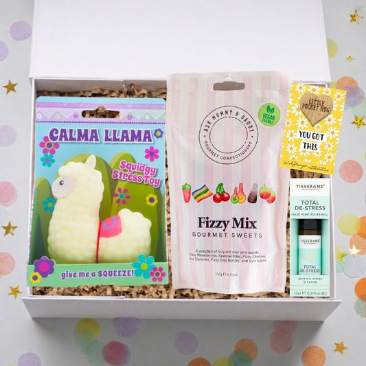 Exam Stress Relief Gift Box | Study Care Package & Good Luck Gift