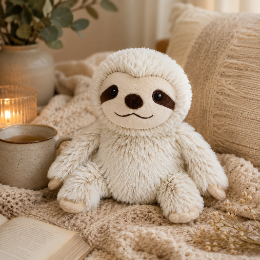 Warmies® 9" Sloth Fully Microwaveable With Relaxing Lavender Scent