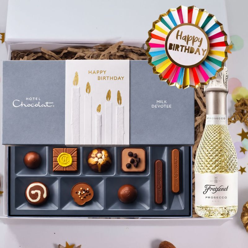 Hotel Chocolat & Prosecco Birthday Gift Box
