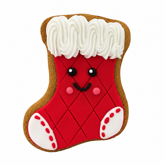 Christmas Stocking Gingerbread Biscuits