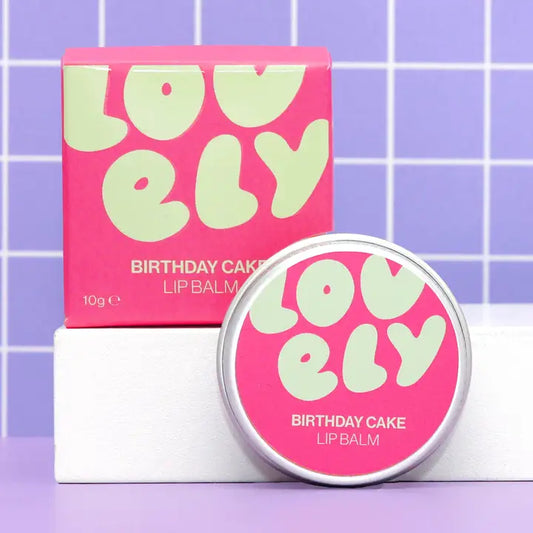 Lip Balm - Birthday Cake - Raspberry Jam and Sprinkles