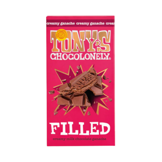Tony's Filled Bar - Milk Chocolate Creamy Ganache