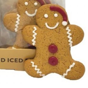 Iced 'Santa Man' Gingerbread Biscuit