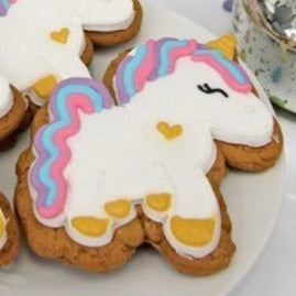 Iced Unicorn Gingerbread Biscuit