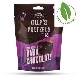 Olly's Vegan Dark Chocolate Pretzel Thins
