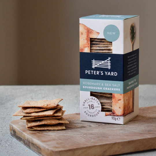 Peter's Yard Rosemary & Seasalt Sourdough Crackers