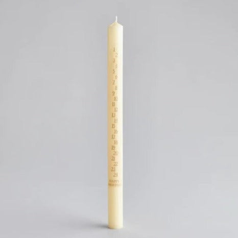St Eval Advent Ivory Candle
