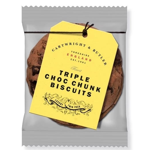 Triple Choc Chunk Twin Pack Biscuits