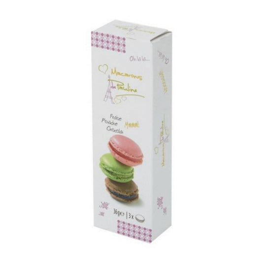 Macarons de Pauline Strawberry/Chocolate/Pistachio