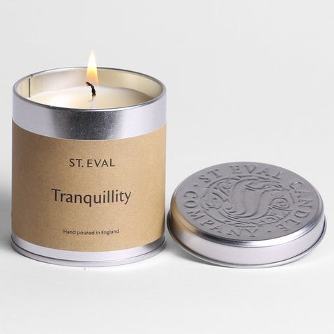 St Eval Tranquility Scented Tinned Candle
